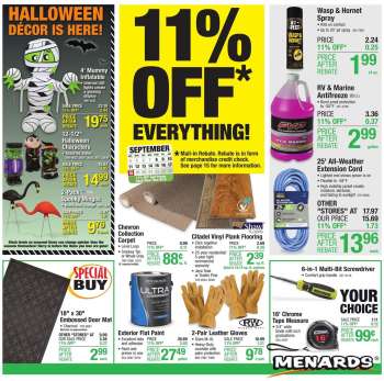 Menards Flyer - 09/07/2022 - 09/18/2022.