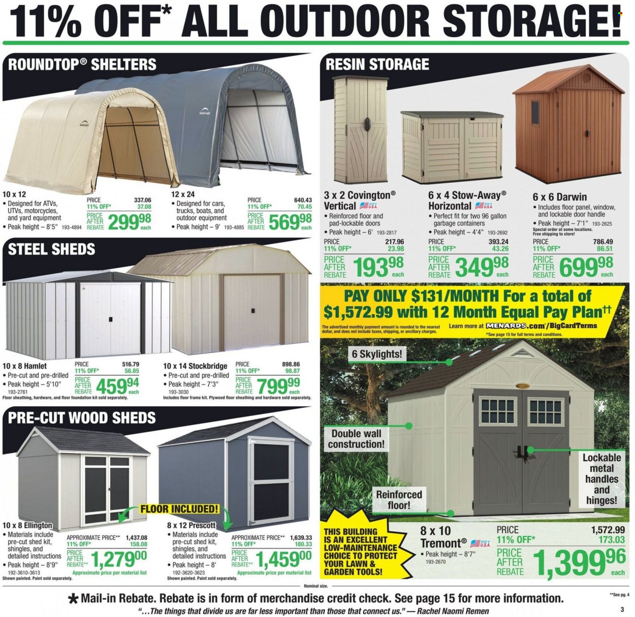 Menards ad - 09/08/2022 - 09/18/2022. Page 3