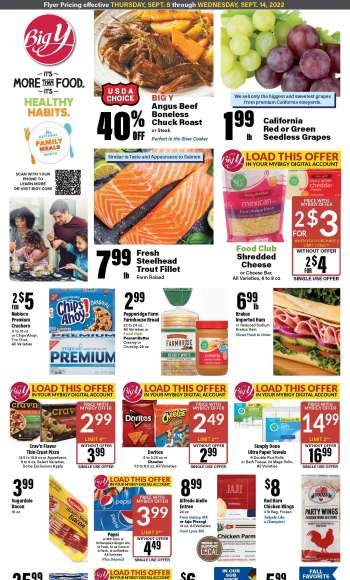 Big Y Flyer - 09/08/2022 - 09/14/2022.