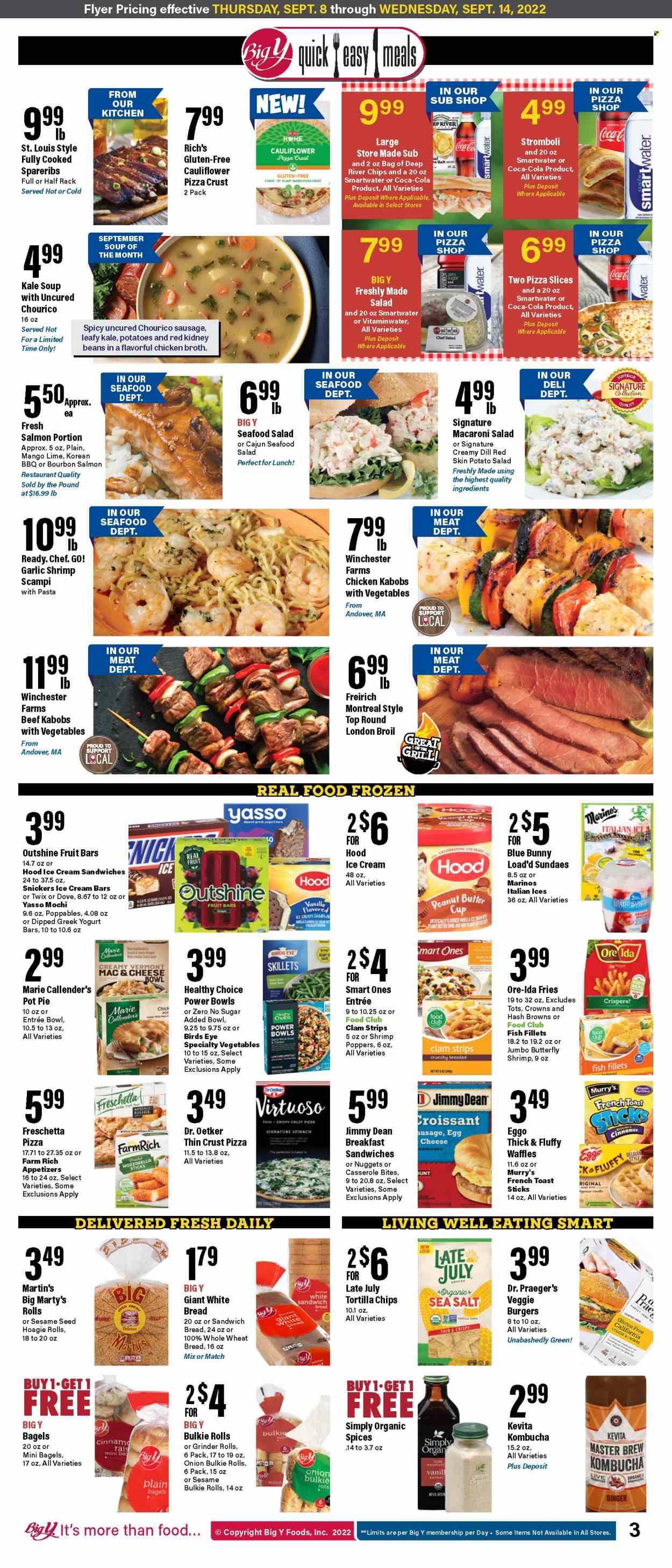 Big Y ad - 09/08/2022 - 09/14/2022. Page 4