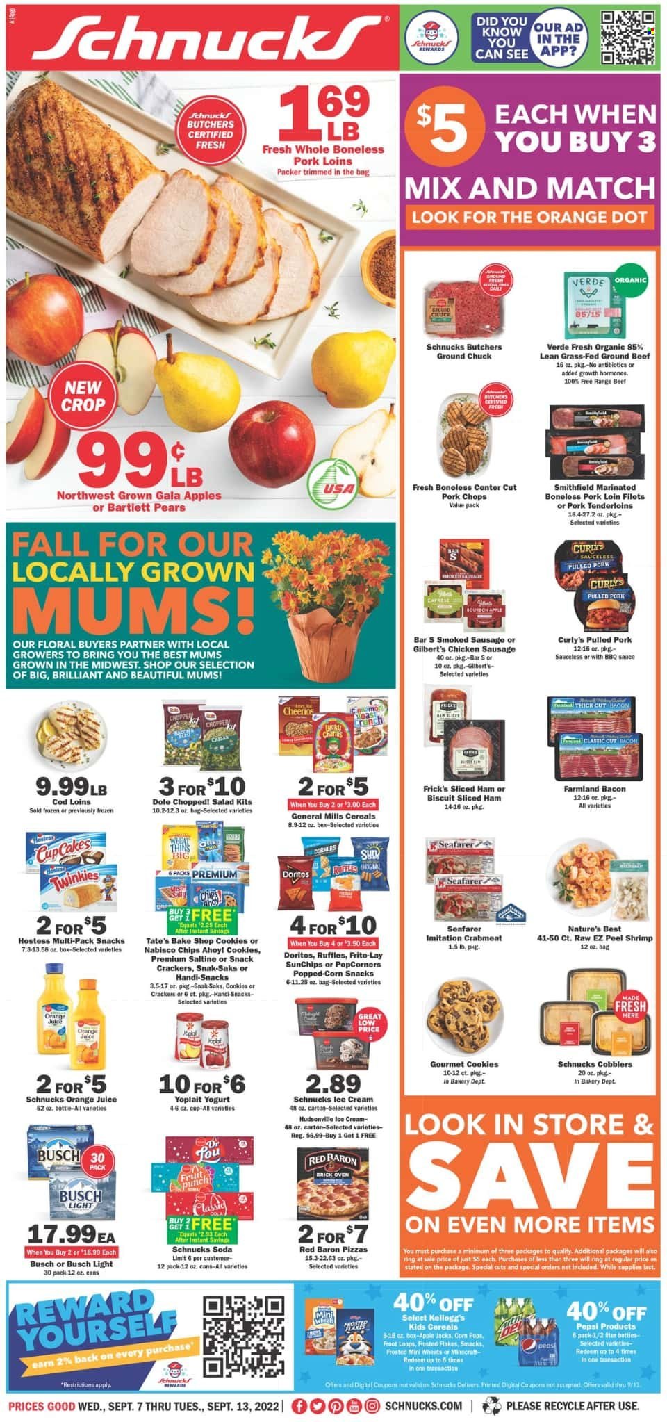 Schnucks ad - 09/07/2022 - 09/13/2022. Page 1