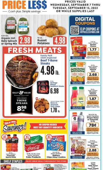 Price Less Foods Flyer - 09/07/2022 - 09/13/2022.