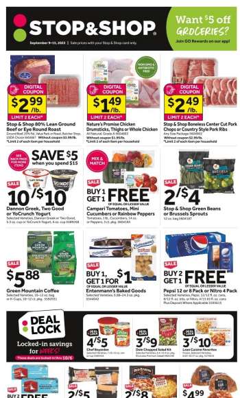 Stop & Shop Flyer - 09/09/2022 - 09/15/2022.
