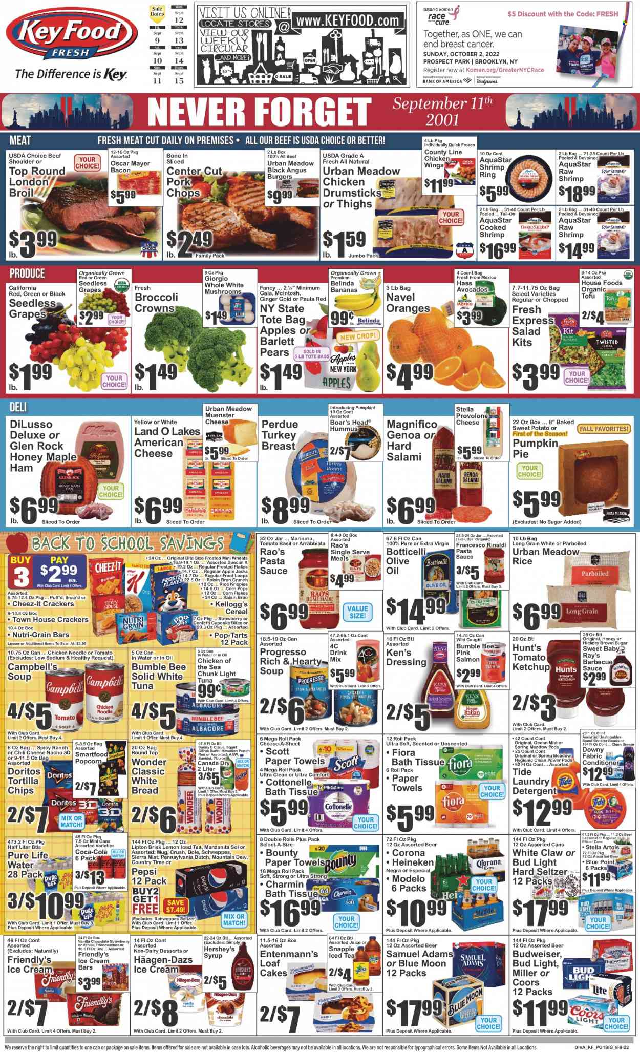 Key Food ad - 09/09/2022 - 09/15/2022. Page 1