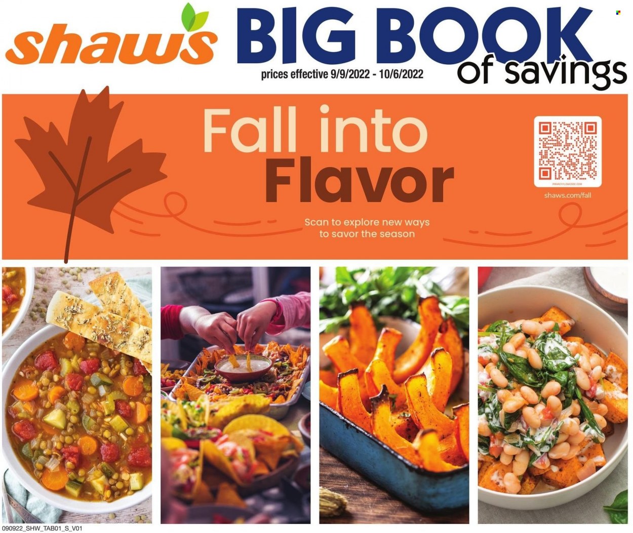 Shaw’s ad - 09/09/2022 - 10/06/2022. Page 1