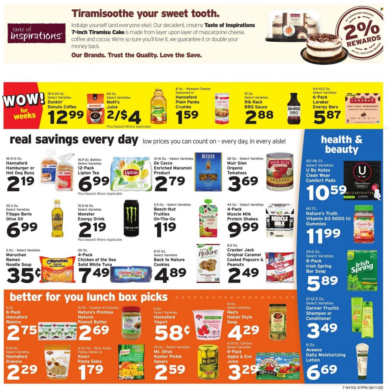 Hannaford ad - 09/11/2022 - 09/17/2022. Page 9