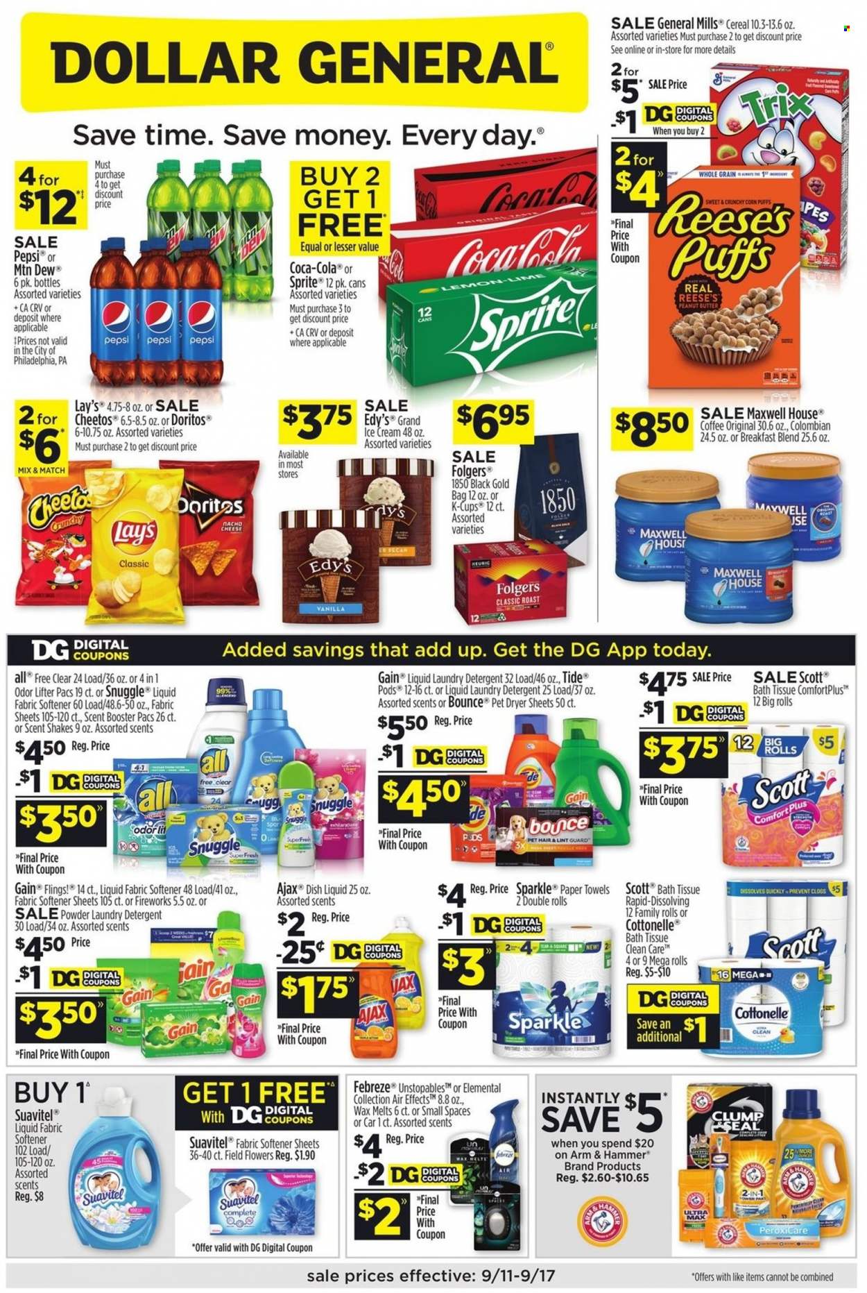 Dollar General ad - 09/11/2022 - 09/17/2022. Page 1