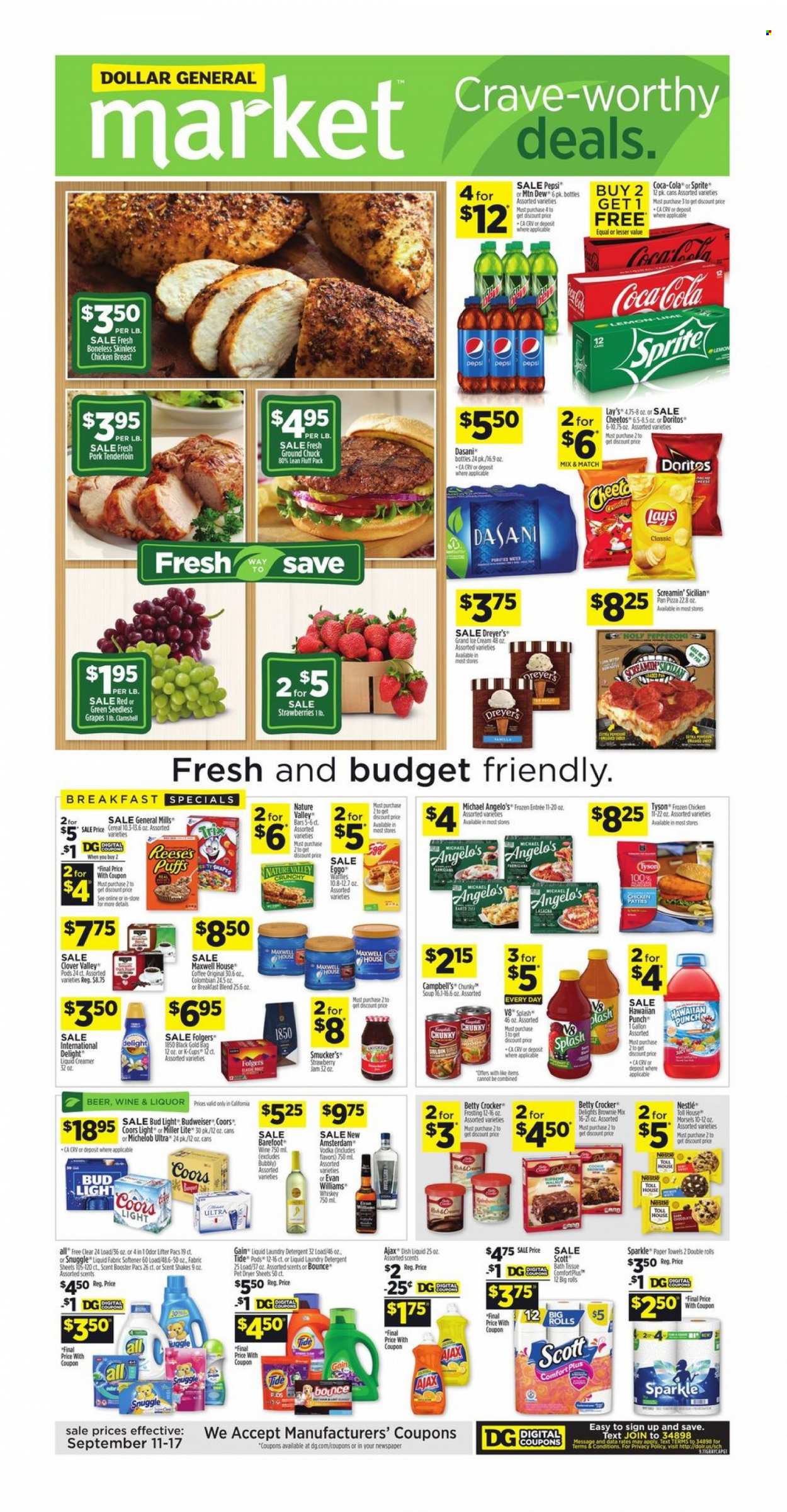 Dollar General ad - 09/11/2022 - 09/17/2022. Page 1