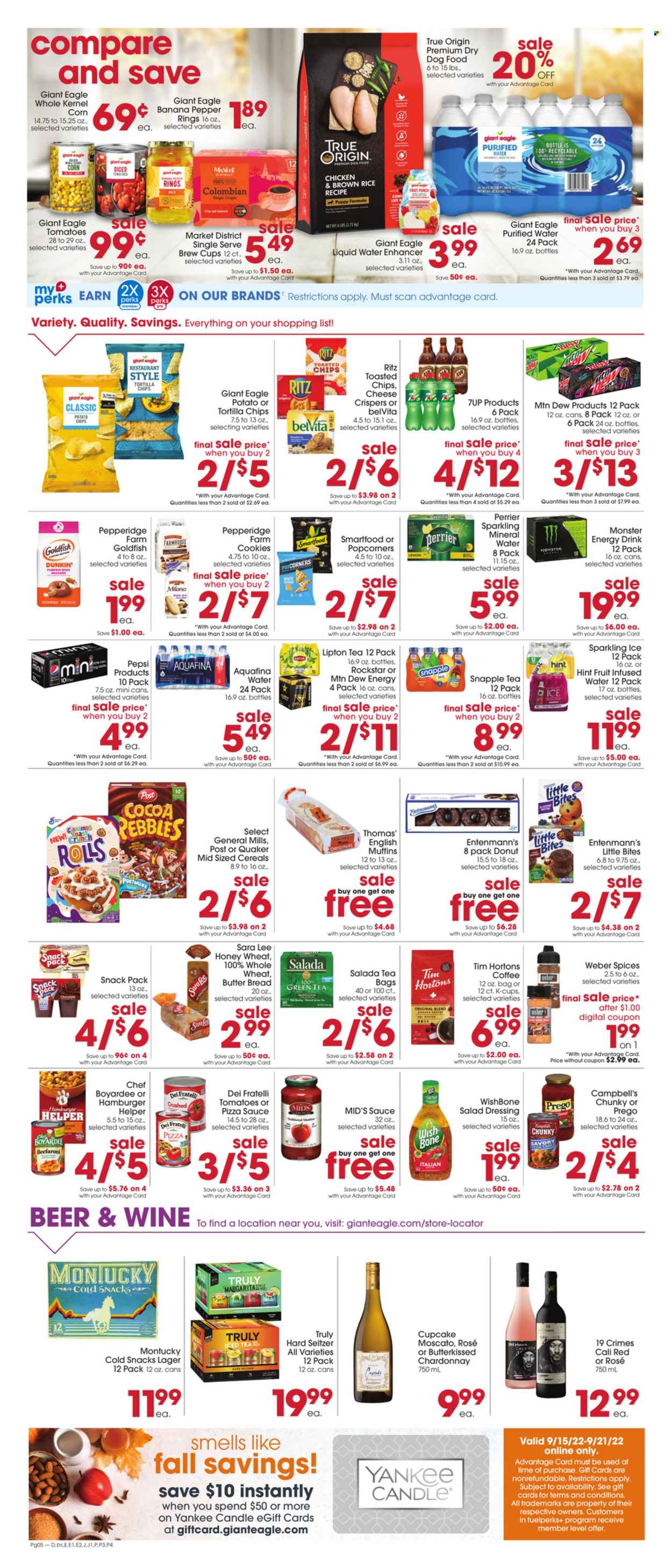 Giant Eagle ad - 09/15/2022 - 09/21/2022. Page 4
