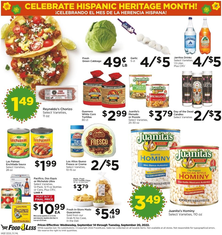 Food 4 Less ad - 09/14/2022 - 09/20/2022. Page 2