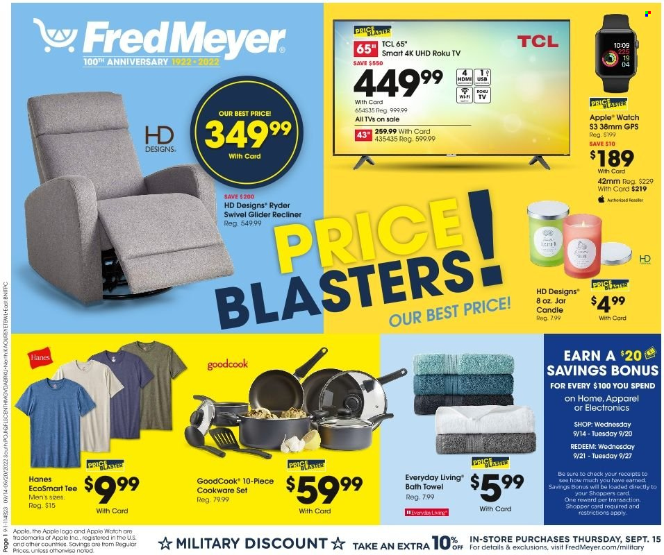 Fred Meyer ad - 09/14/2022 - 09/20/2022. Page 1