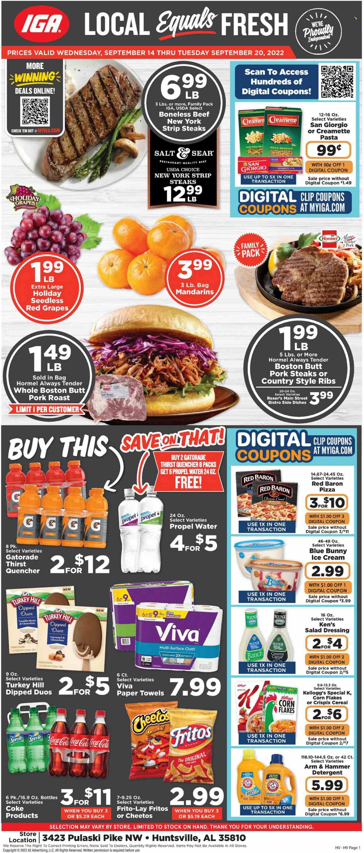 IGA ad - 09/14/2022 - 09/20/2022. Page 1