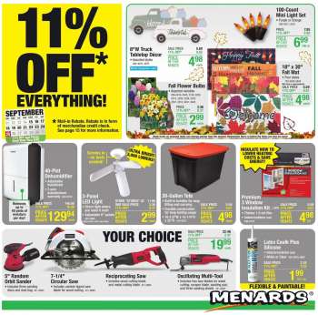 Menards Flyer - 09/15/2022 - 09/25/2022.