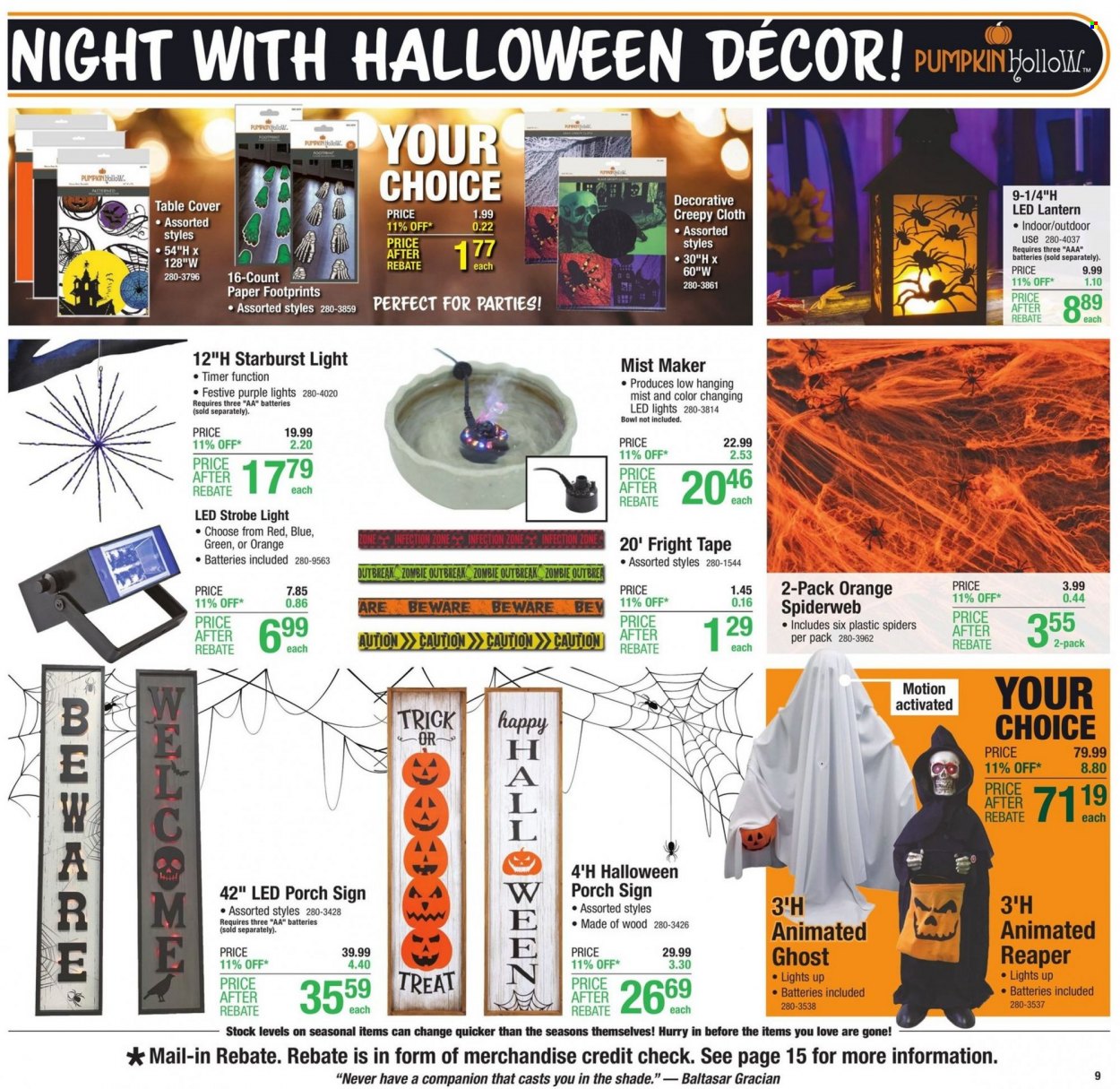 Menards ad - 09/15/2022 - 09/25/2022. Page 9
