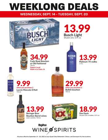 Hy-Vee Flyer - 09/14/2022 - 09/20/2022.