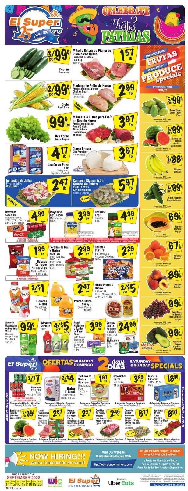 El Super ad - 09/14/2022 - 09/20/2022. Page 1