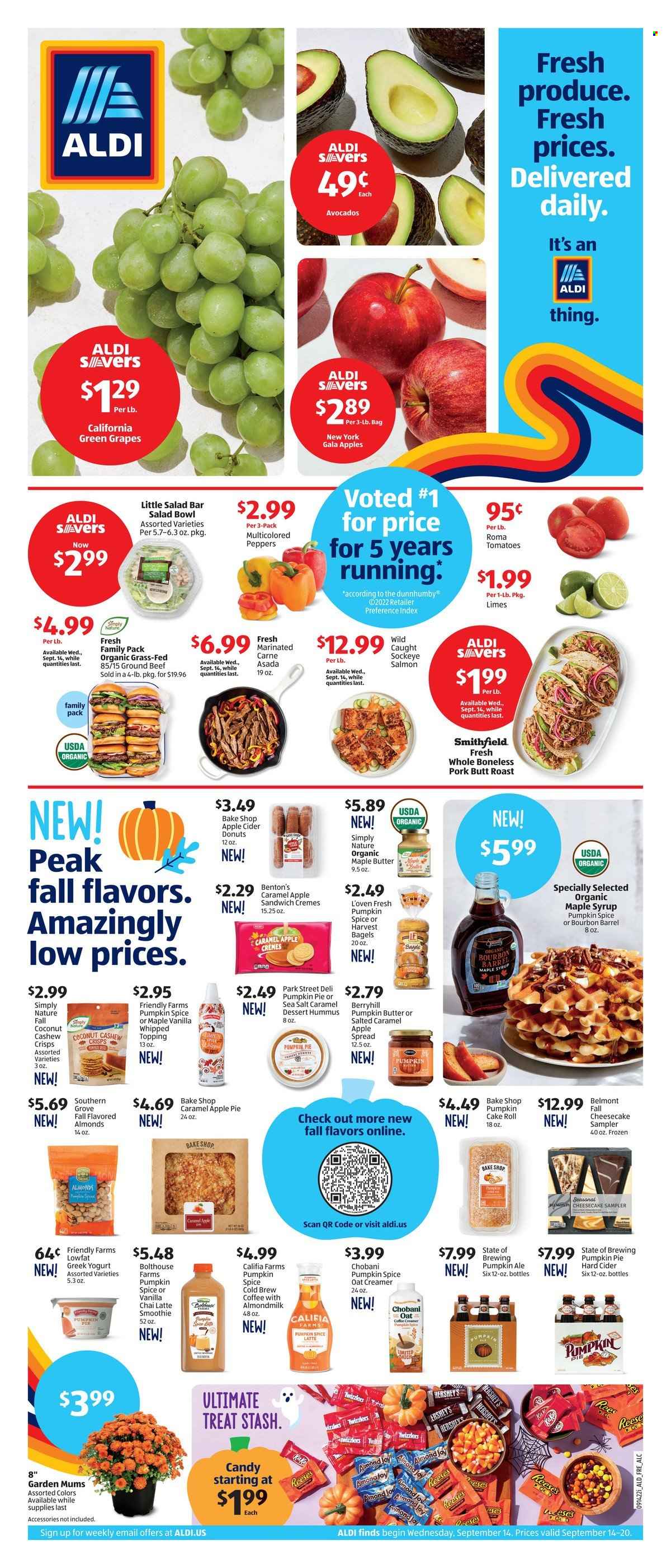 ALDI ad - 09/14/2022 - 09/20/2022. Page 1