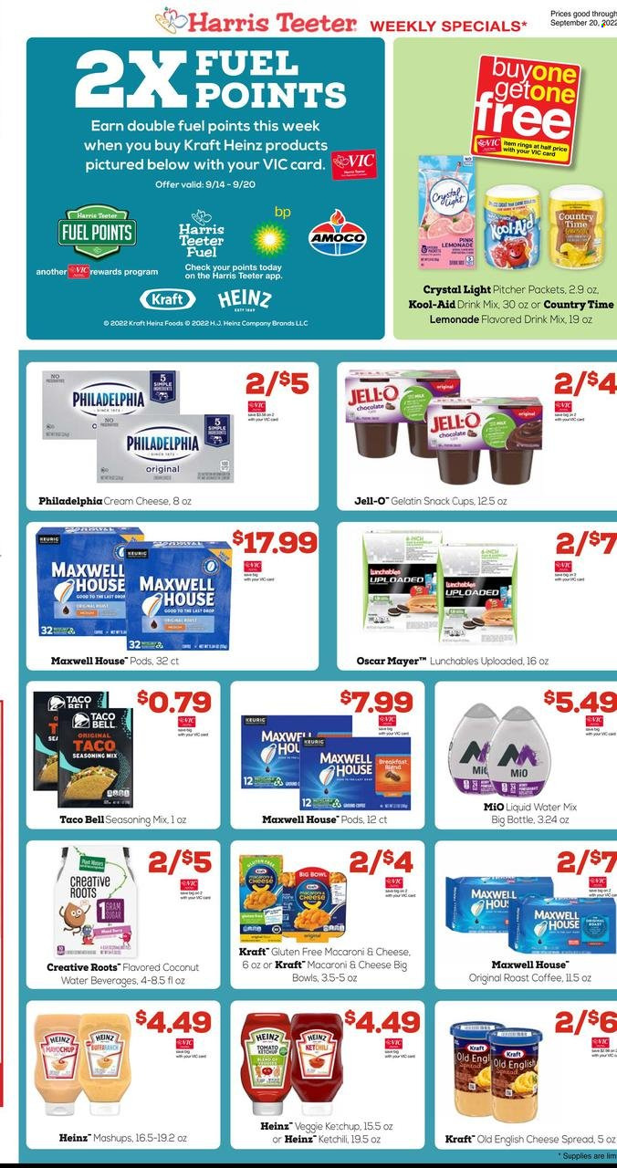 Harris Teeter ad - 09/14/2022 - 09/20/2022. Page 14