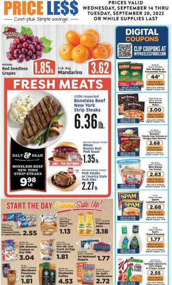 Price Less Foods Flyer - 09/14/2022 - 09/20/2022.