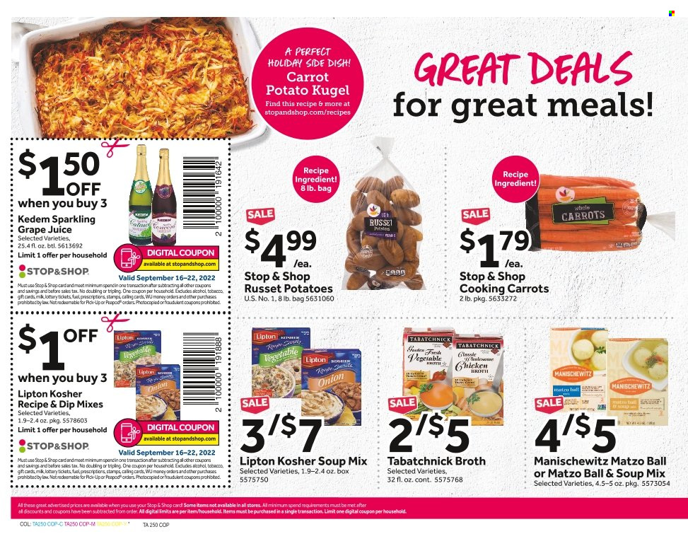 Stop & Shop ad - 09/16/2022 - 09/22/2022. Page 8