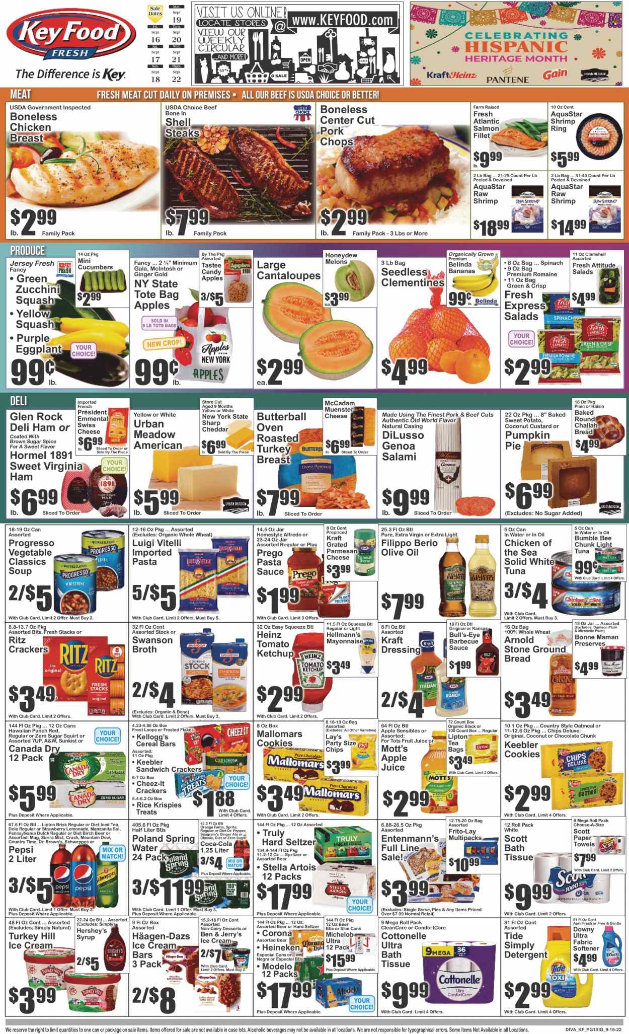Key Food ad - 09/16/2022 - 09/22/2022. Page 1