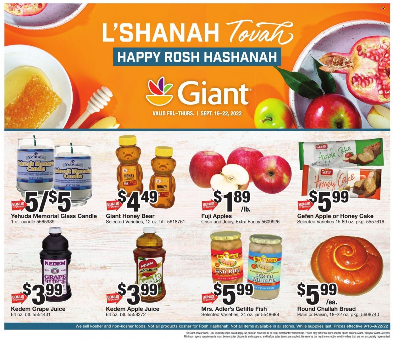 Giant Food ad - 09/16/2022 - 09/22/2022. Page 10