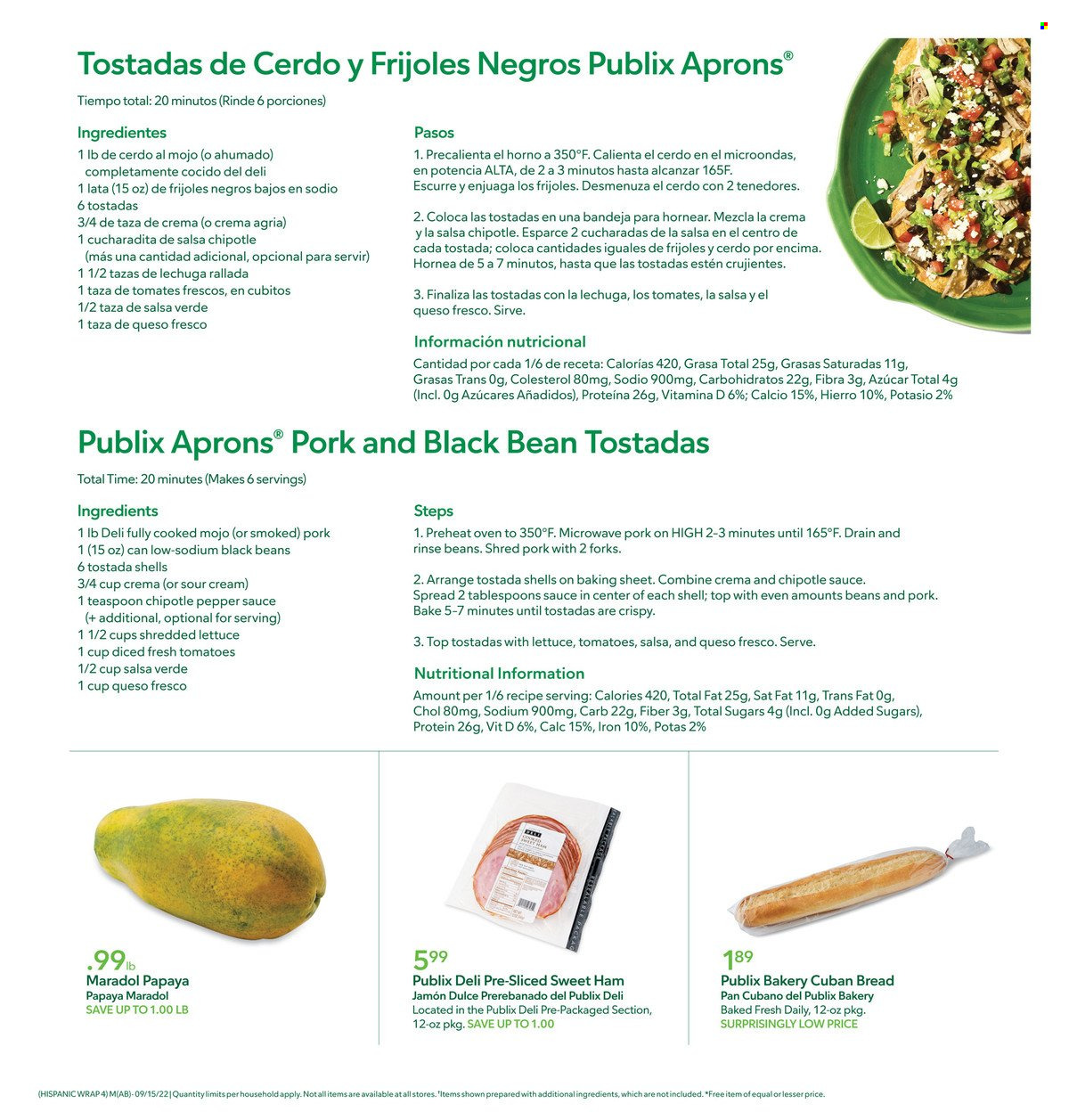 Publix ad - 09/15/2022 - 09/21/2022. Page 4