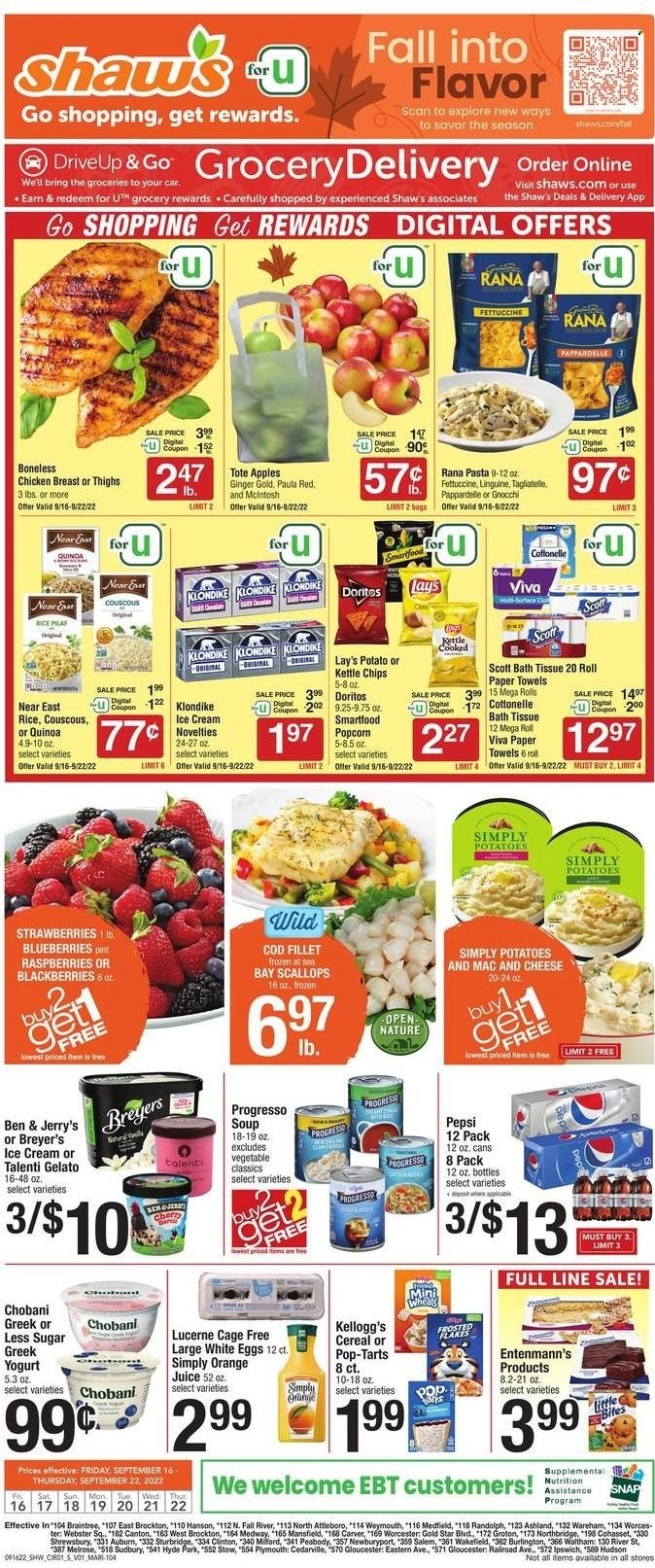 Shaw’s ad - 09/16/2022 - 09/22/2022. Page 1