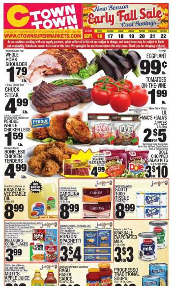 C-Town Flyer - 09/16/2022 - 09/22/2022.