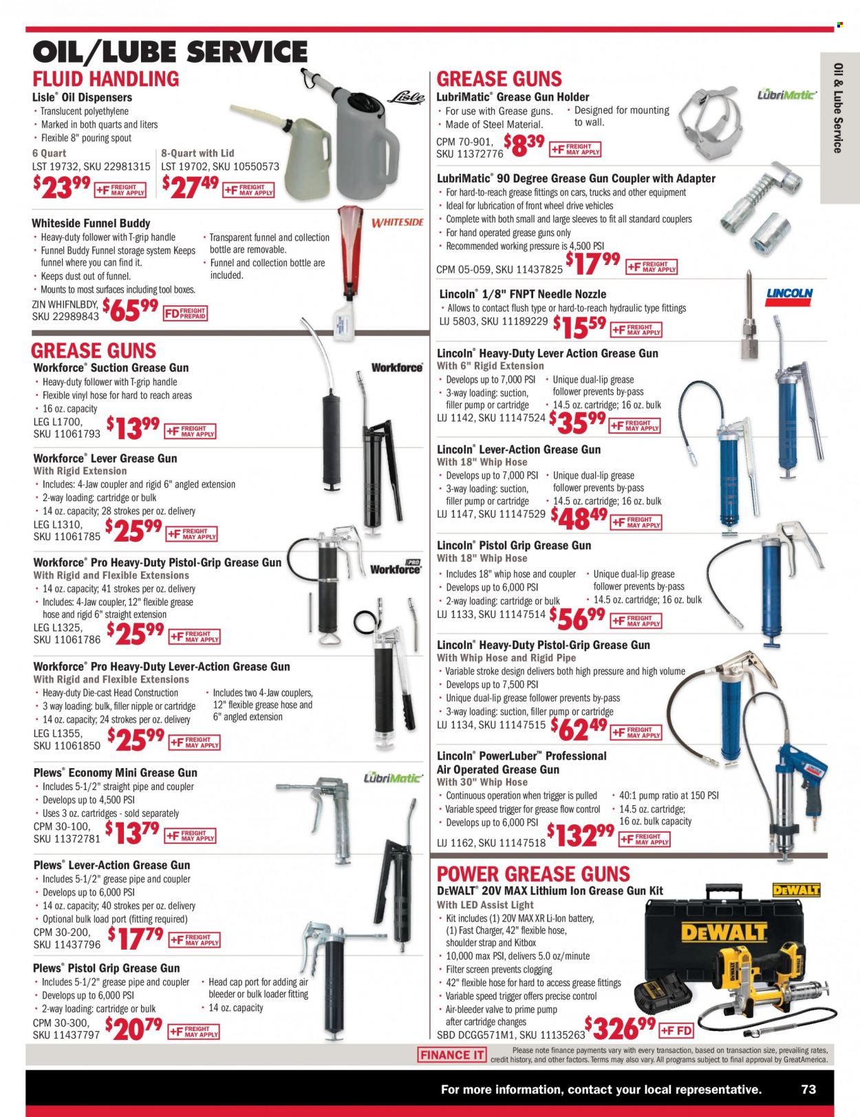 thumbnail - Carquest Flyer - Sales products - strap. Page 73.