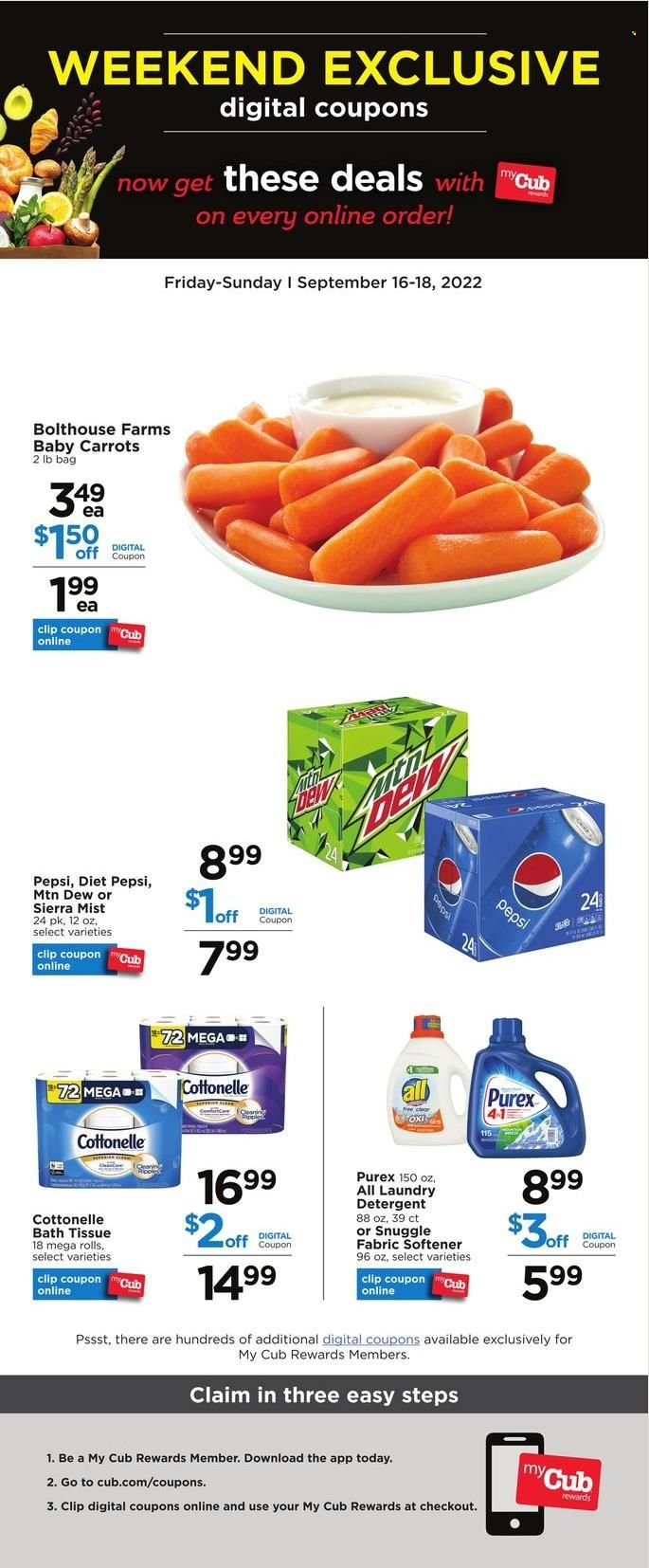 Cub Foods ad - 09/16/2022 - 09/18/2022. Page 1