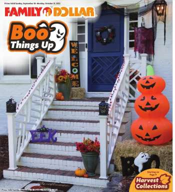 Family Dollar Flyer - 09/18/2022 - 10/31/2022.