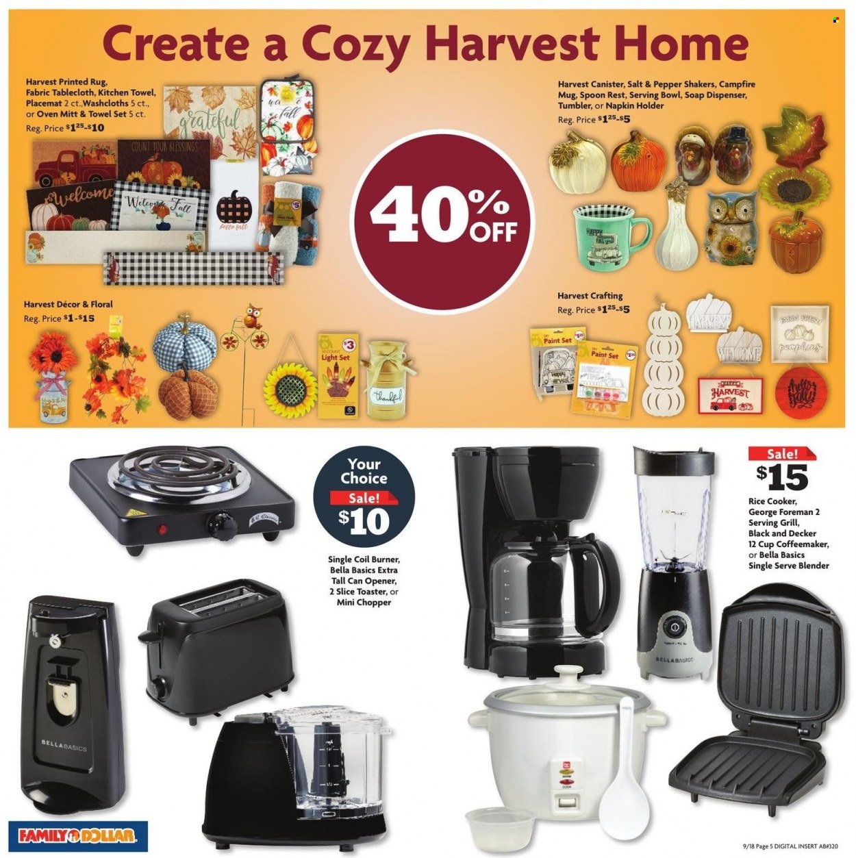 Family Dollar ad - 09/18/2022 - 09/24/2022. Page 5