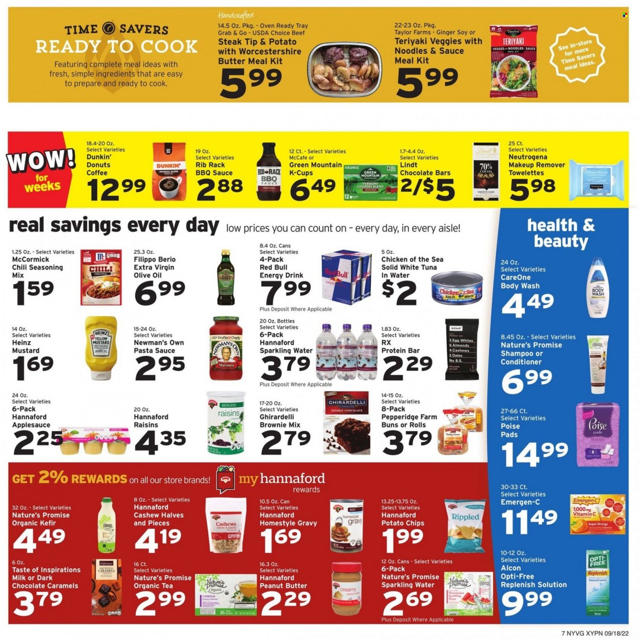 Hannaford ad - 09/18/2022 - 09/24/2022. Page 9