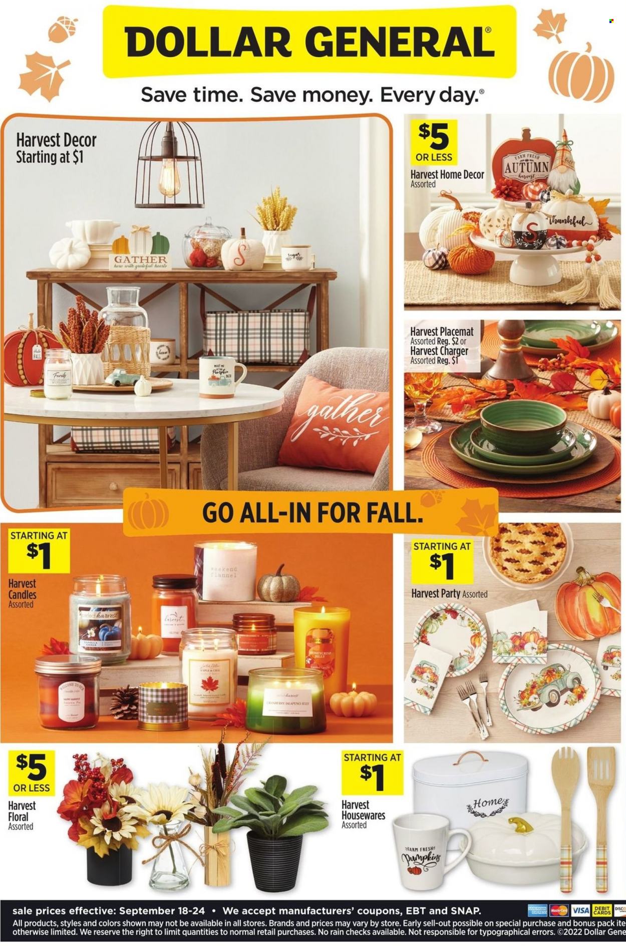 Dollar General ad - 09/18/2022 - 09/24/2022. Page 9