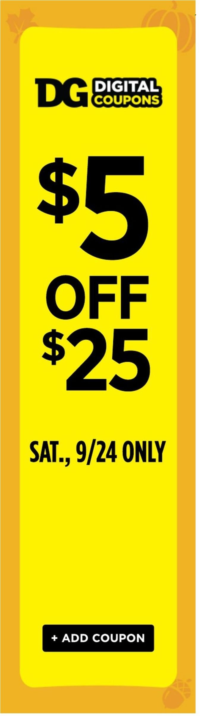 Dollar General ad - 09/18/2022 - 09/24/2022. Page 20