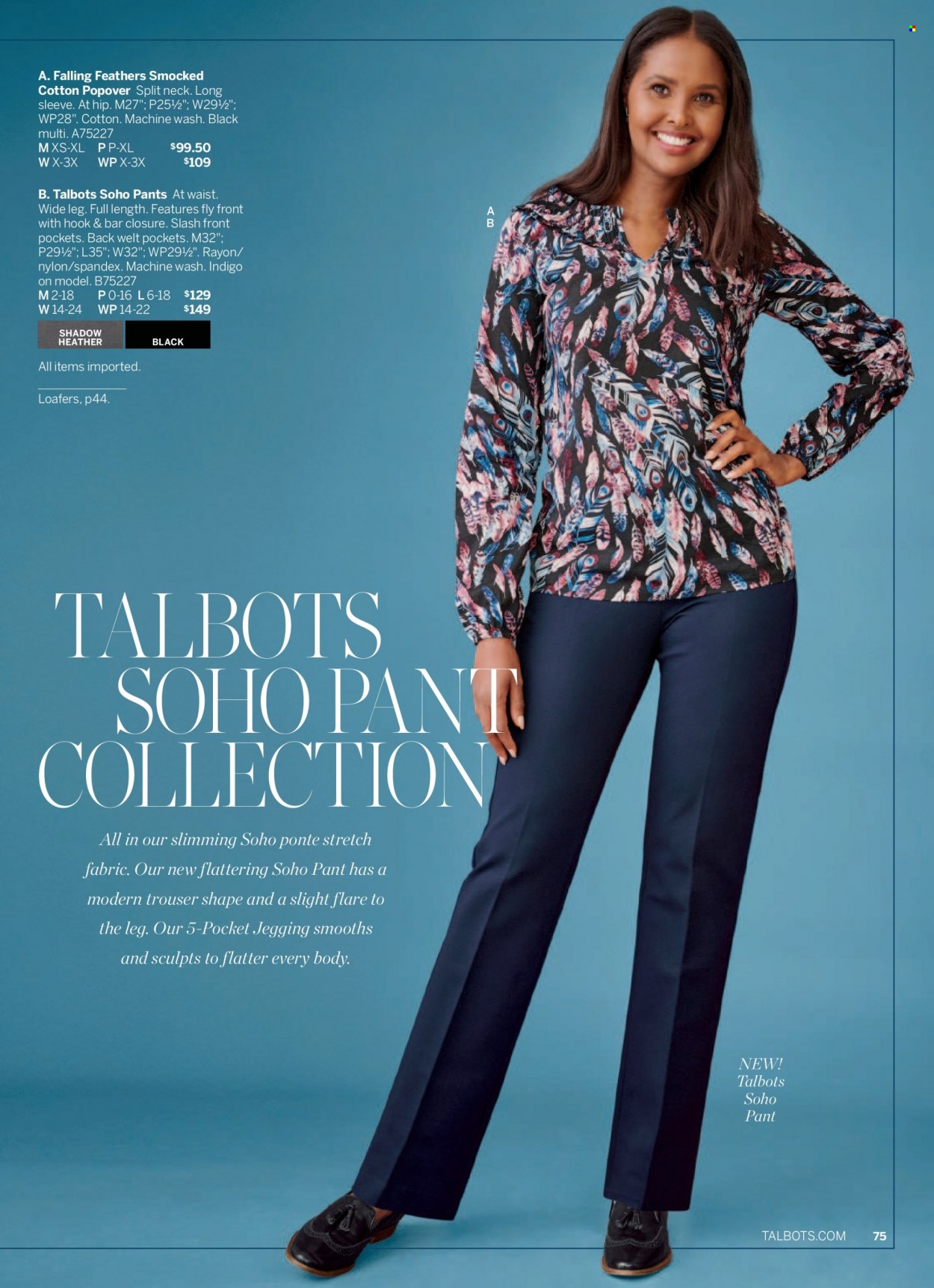 thumbnail - Talbots Flyer - 10/01/2022 - 10/31/2022 - Sales products - boots, pants, cardigan, jeggings. Page 72.