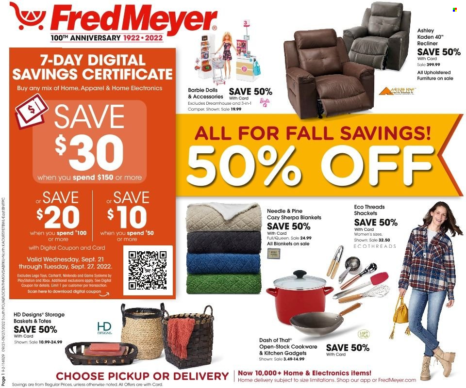 Fred Meyer ad - 09/21/2022 - 09/27/2022. Page 1