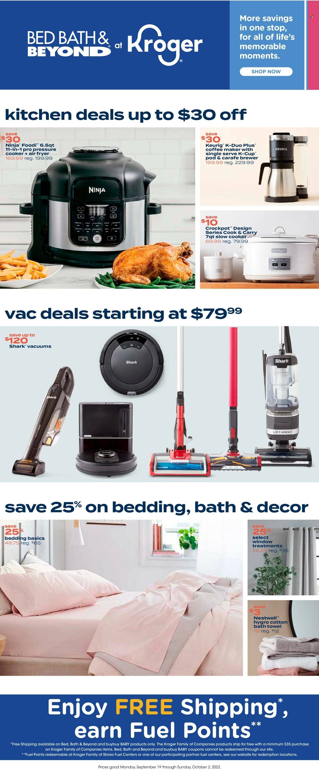 Kroger ad - 09/19/2022 - 10/02/2022. Page 1
