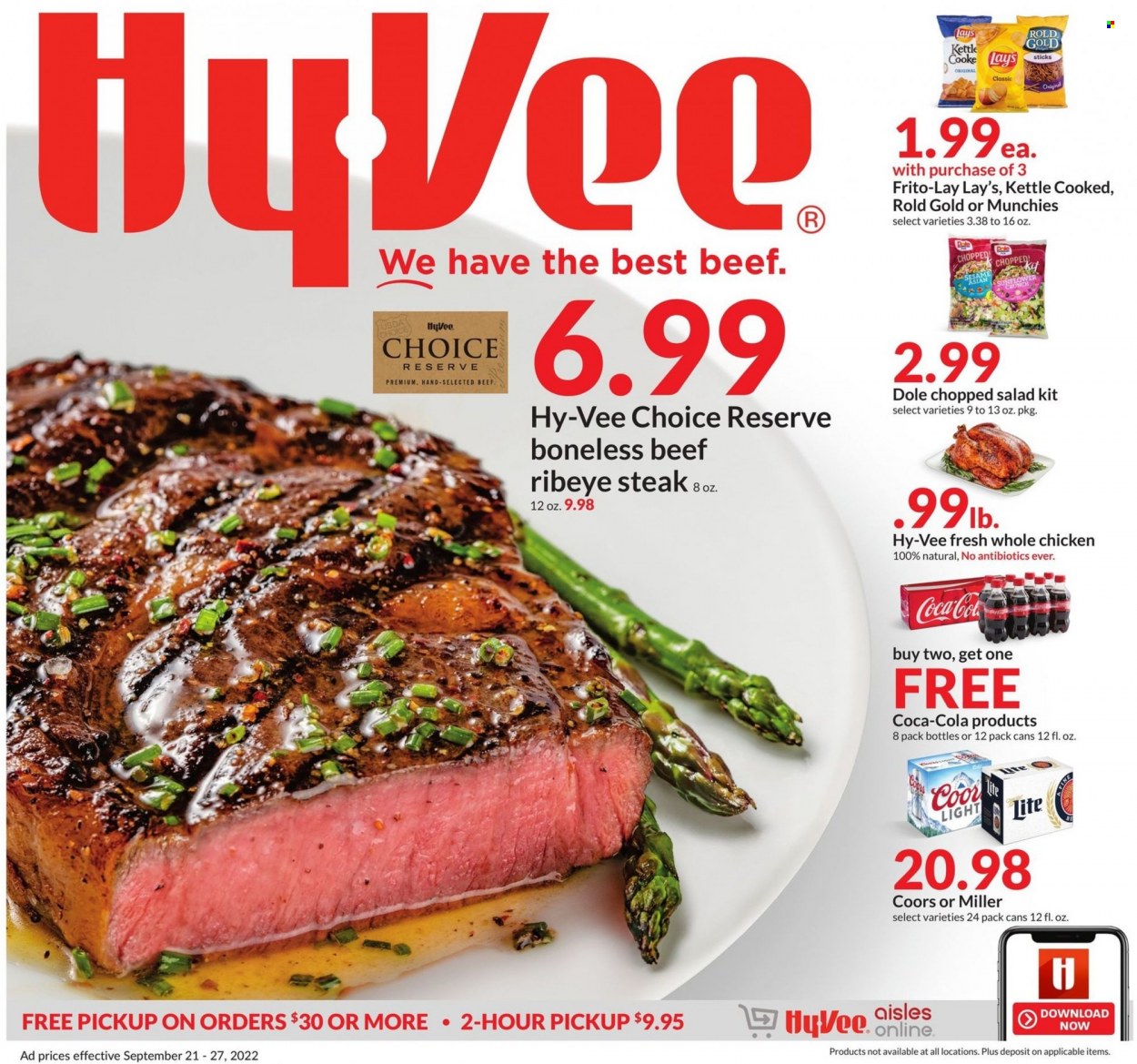 Hy-Vee ad - 09/21/2022 - 09/27/2022. Page 1