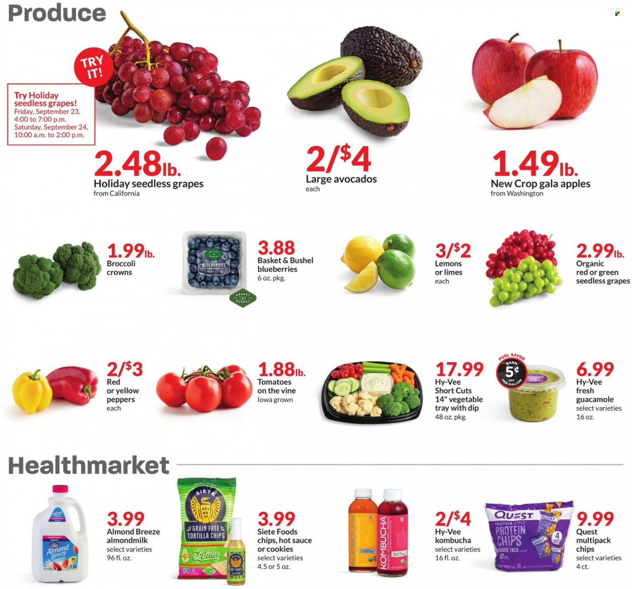 Hy-Vee ad - 09/21/2022 - 09/27/2022. Page 2