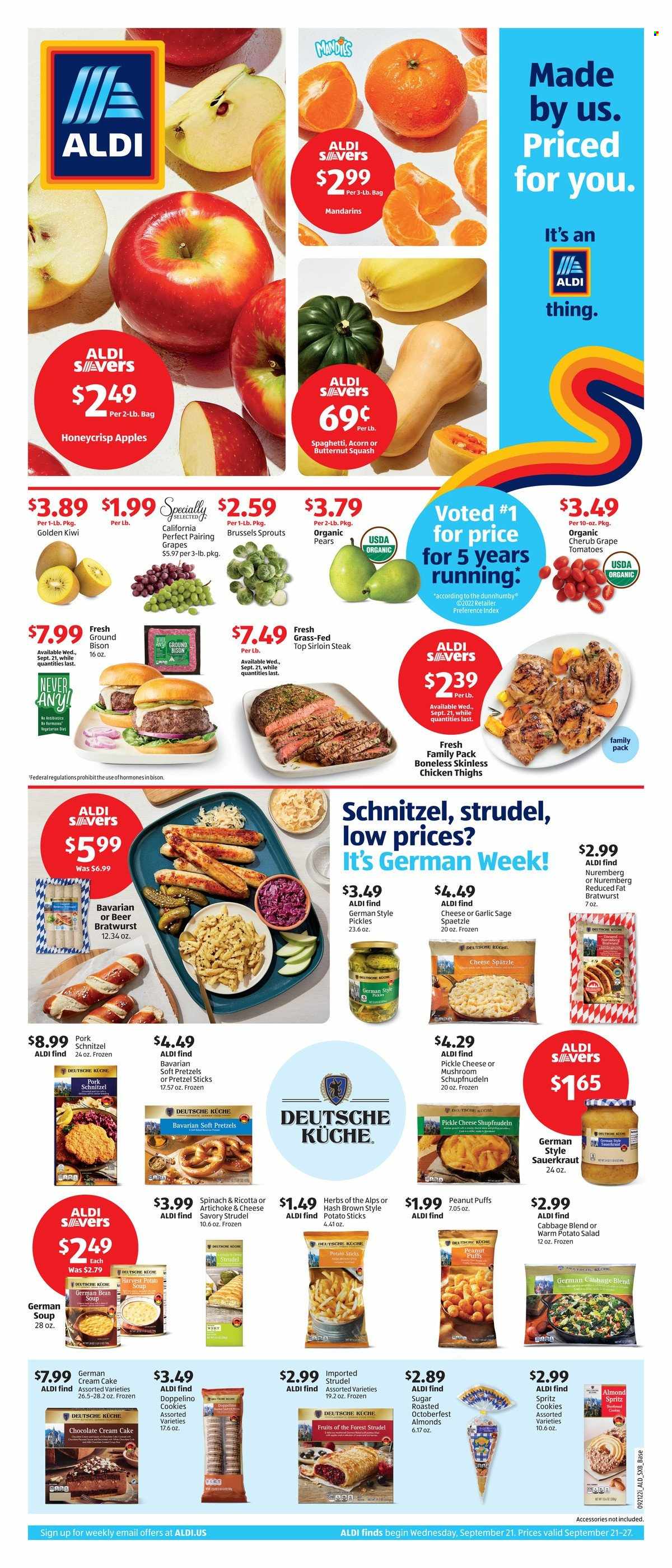 ALDI ad - 09/21/2022 - 09/27/2022. Page 1