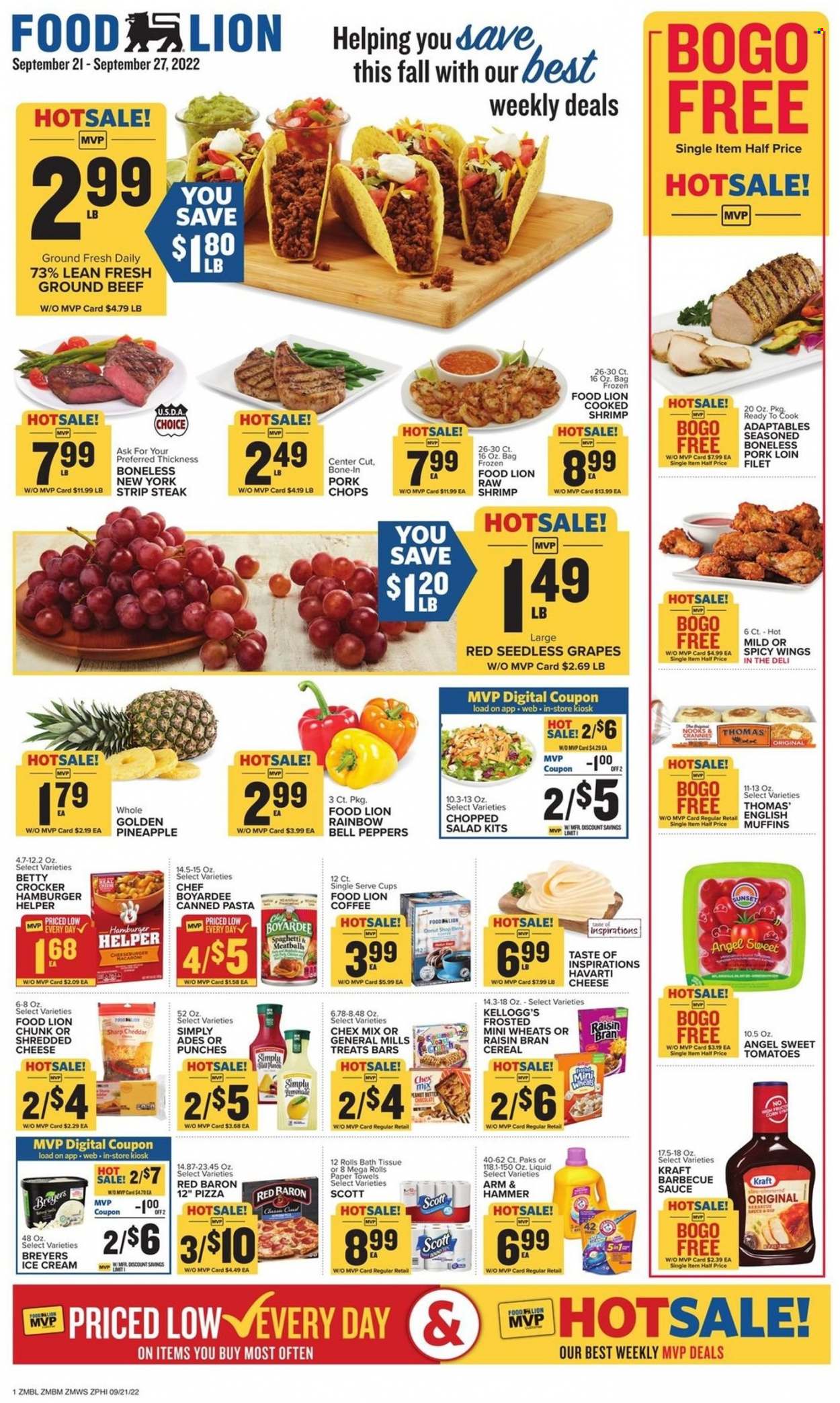 Food Lion ad - 09/21/2022 - 09/27/2022. Page 1