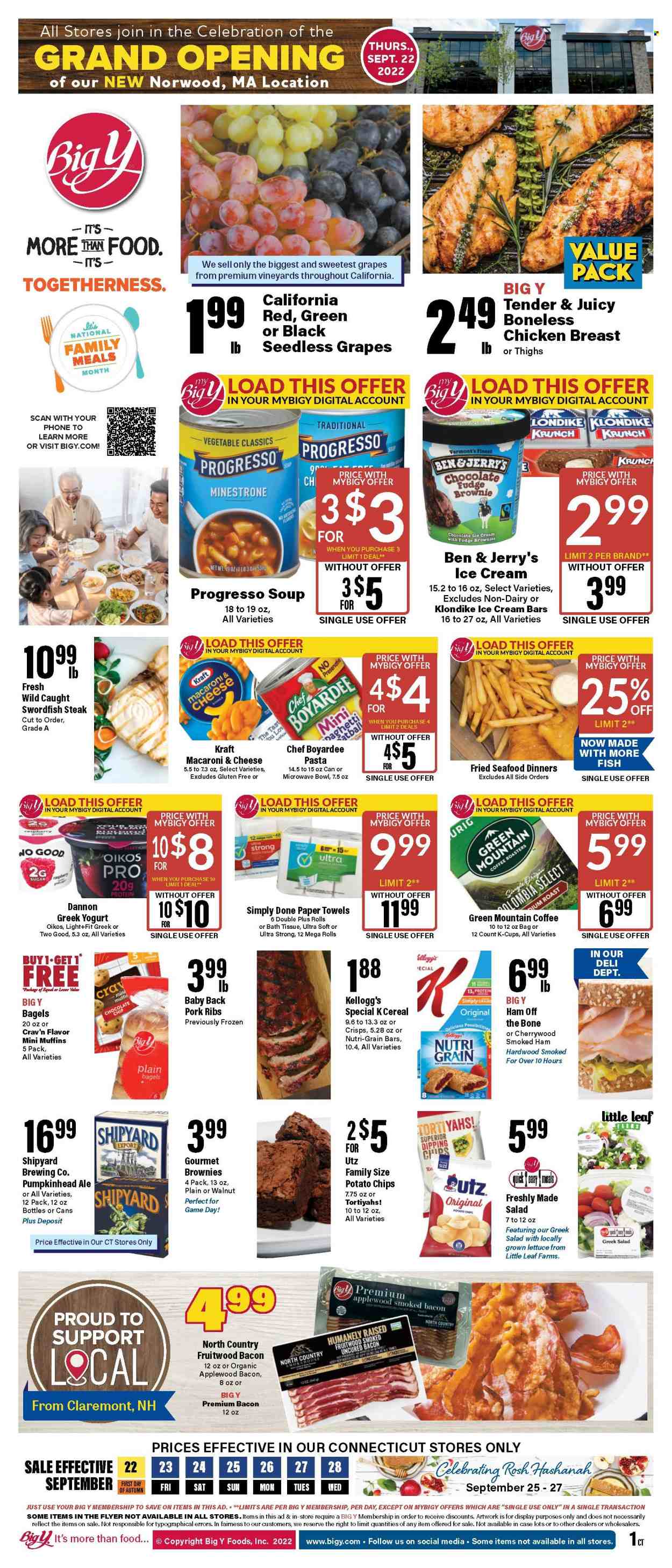 Big Y ad - 09/22/2022 - 09/28/2022. Page 1