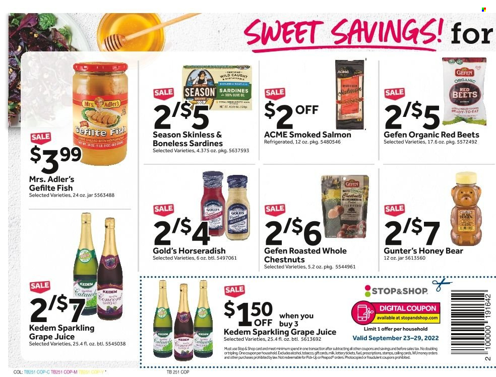 Stop & Shop ad - 09/23/2022 - 09/29/2022. Page 9