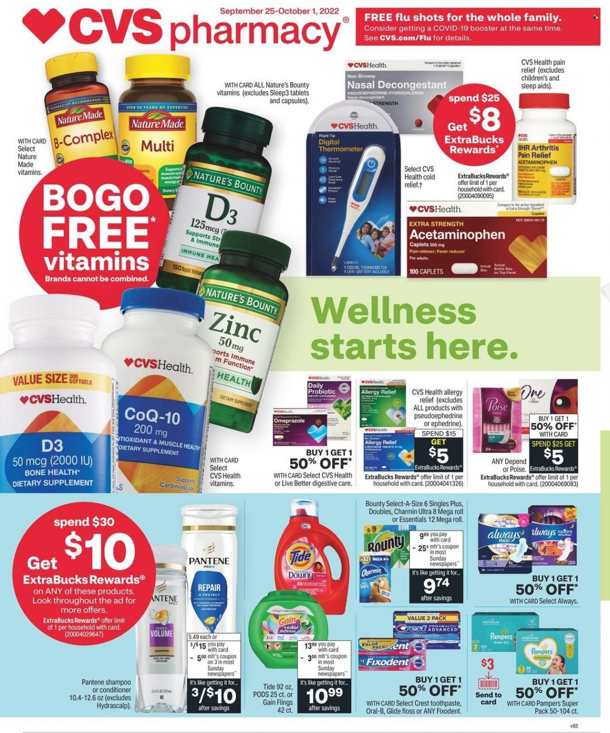 CVS Pharmacy ad - 09/25/2022 - 10/01/2022. Page 1