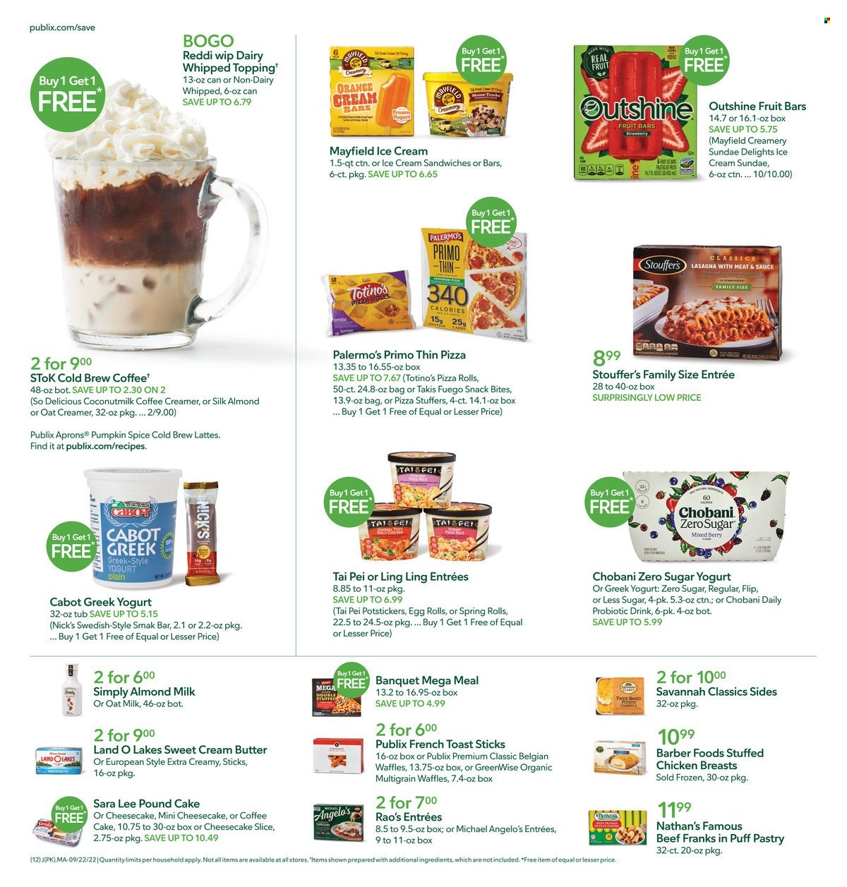 Publix ad - 09/22/2022 - 09/28/2022. Page 12
