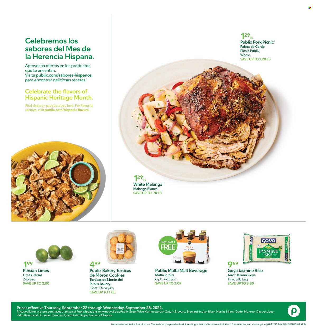 Publix ad - 09/22/2022 - 09/28/2022. Page 18