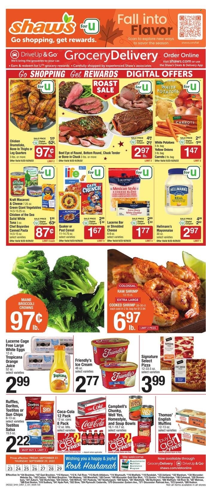 Shaw’s ad - 09/23/2022 - 09/29/2022. Page 1