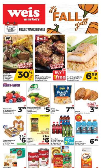 Weis Flyer - 09/22/2022 - 09/28/2022.